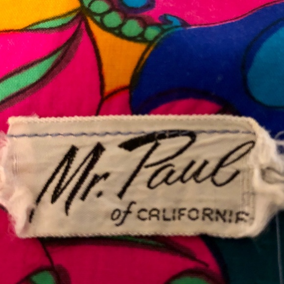 Vintage 1960s 1970s Barbie Psychedelic Romper M/L - Picture 12 of 12